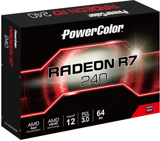PowerColor Radeon R7 240 2GB GDDR5 Graphics Card (AXR7 240 2GBD5-HLEV2) view 5
