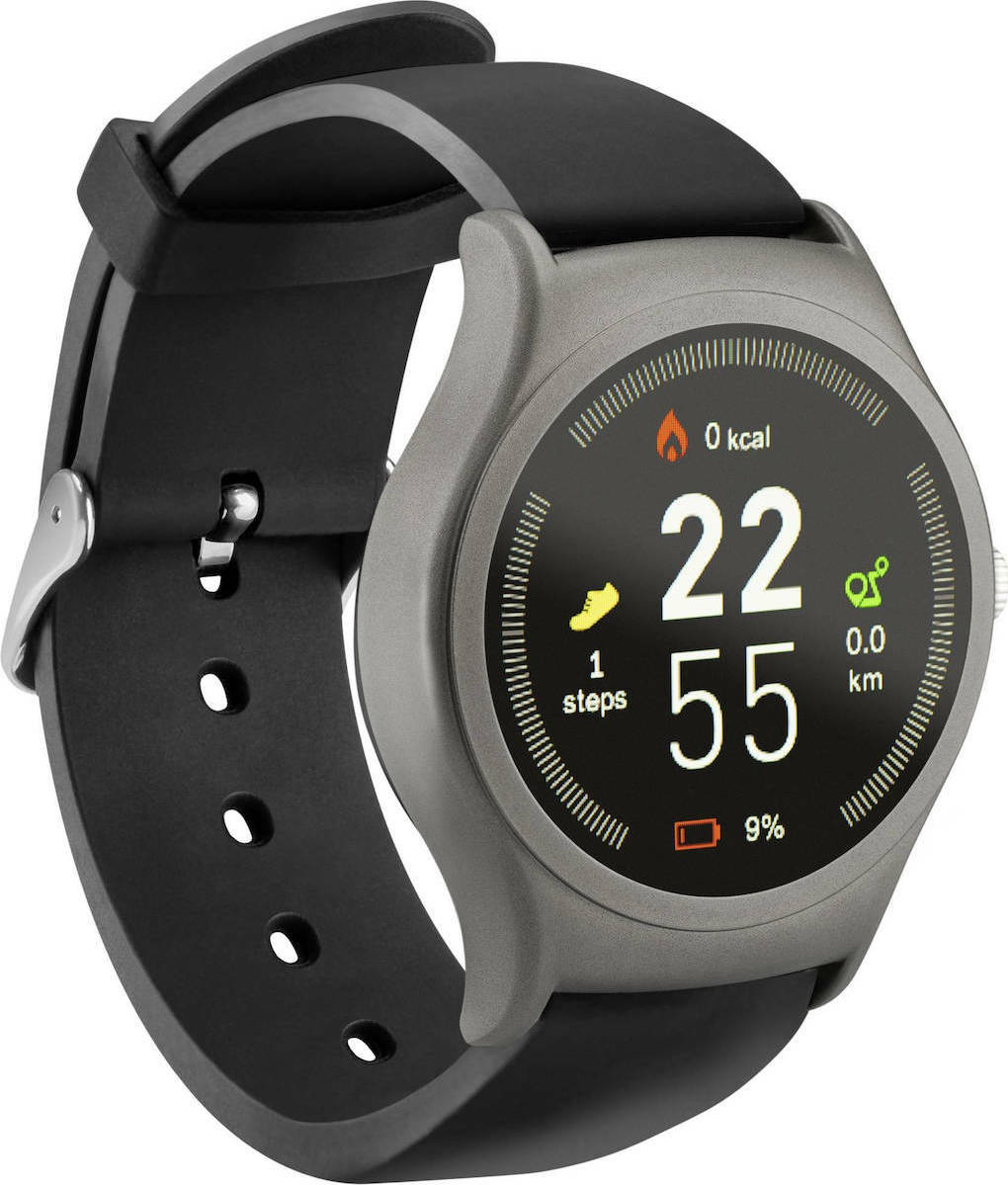 Acme SW201 Smartwatch with Heart Rate Monitor (Black)