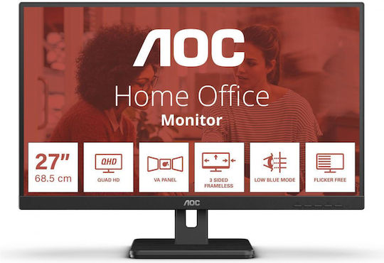 AOC Q27E3UMF VA Monitor 27" QHD 2560x1440 view 5