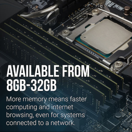 PNY Performance 16GB DDR4 RAM with 3200 Speed for Desktop (MD16GSD43200-TB) view 8