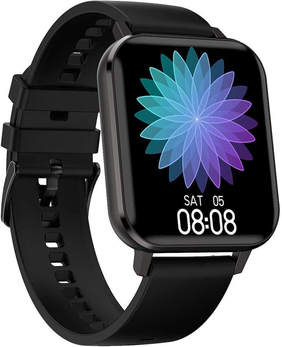 XFIT Aluminium Smartwatch with Heart Rate Monitor (Black) view 1