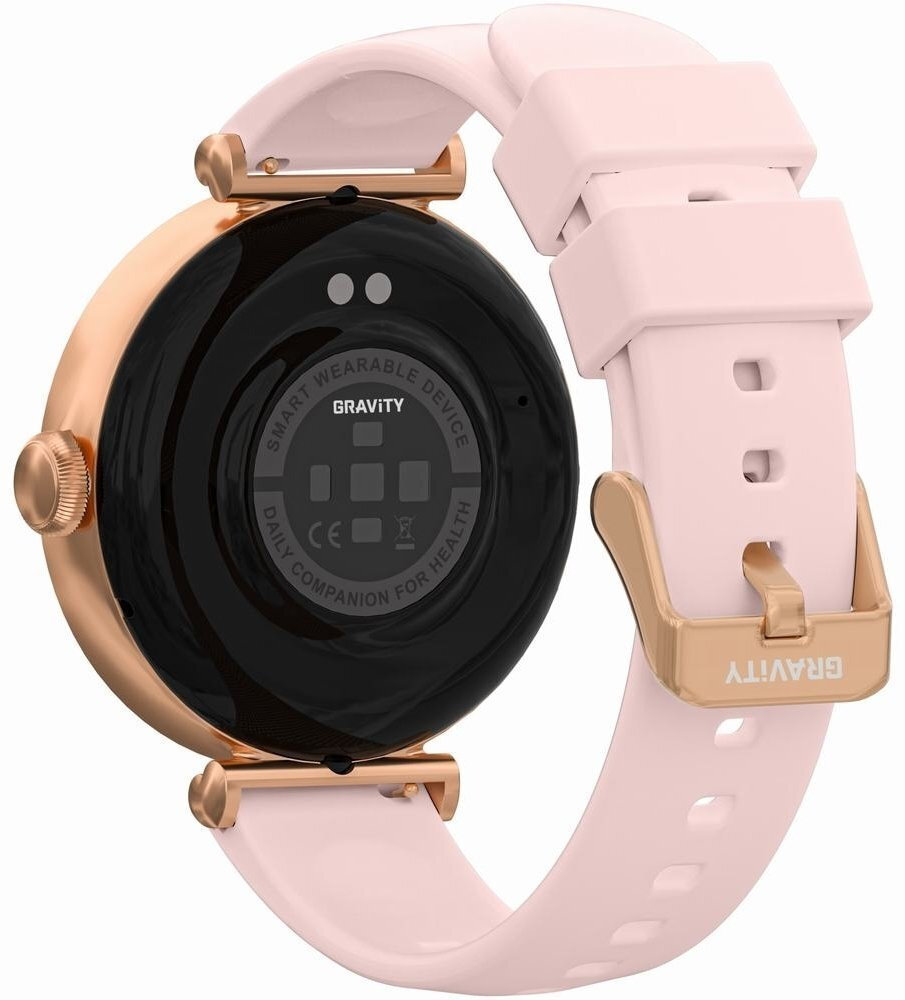 Smartwatch Gravity Rose Gold-silver Pink 2 Straps Gt26-4 Ansicht 3