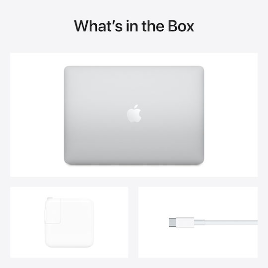 Apple MacBook Air 13.3" (2020) IPS QHD+ (M1/8GB/256GB SSD) Silver (GR Keyboard) view 6