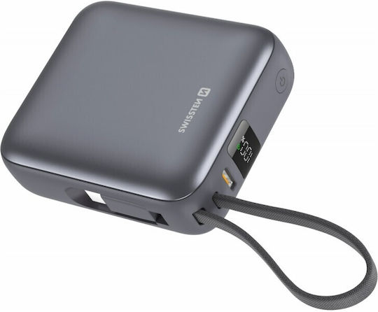 Swissten Space Power Bank 10000mAh 35W with USB-C Port Silver Ansicht 5