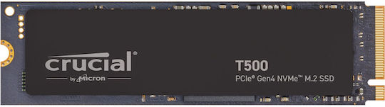 Crucial T500 SSD 4TB M.2 Type with PCI Express 4.0 Connection PS5 Compatible CT4000T500SSD3