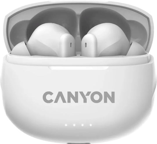 Canyon TWS-8 In-ear Bluetooth Handsfree Earphones with Charging Case White