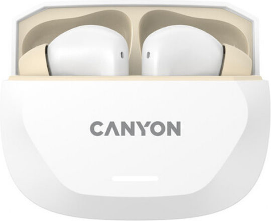 Canyon In-ear Bluetooth Handsfree Earphones White view 2