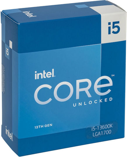 Intel Core i5-13600K 2.6GHz Processor 14 Core for Socket 1700 in Box προβολή 6
