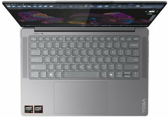 Lenovo Yoga Pro 7 14ASP9 14.5" OLED 120Hz (Ryzen AI 300 Series-9 365/32GB/1TB SSD/W11 Home) Luna Grey (ES Keyboard) view 6