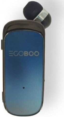 Egoboo Clip&Go Pro In-ear Bluetooth Handsfree Earphone Lapel Blue view 4