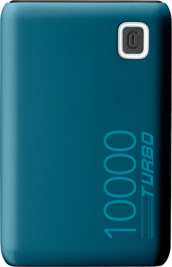 Cellular Line Essence Power Bank 10000mAh 12W with USB-A Port and USB-C Port Green