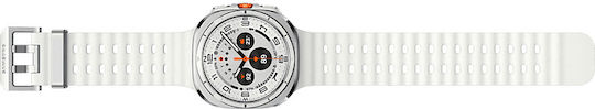 Samsung Galaxy Watch Ultra Titanium 47mm Waterproof with eSIM and Heart Rate Monitor (Titanium White) view 6