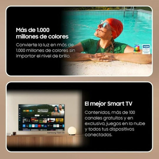 Samsung Smart Television 55" 4K UHD QLED TQ55Q77DATXX HDR (2024) view 3