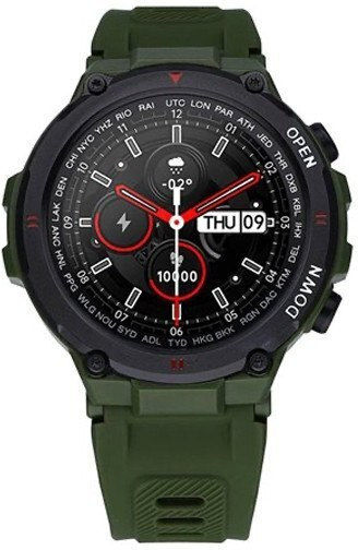 Radiant Watkins Smartwatch with Heart Rate Monitor (Green)