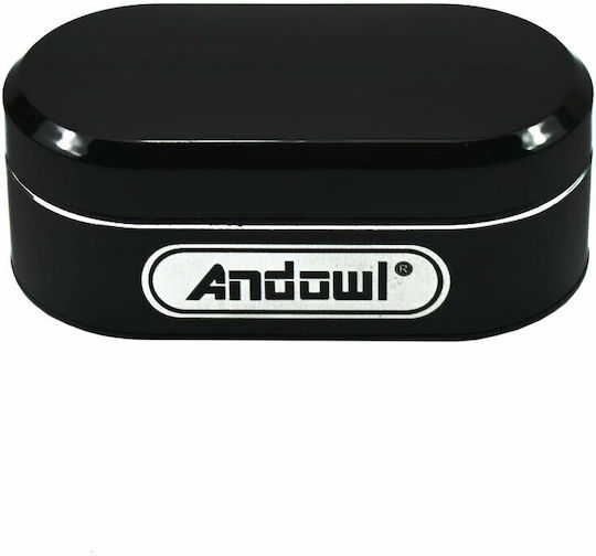 Andowl Q-E7S In-ear Bluetooth Handsfree Earphones with Charging Case Black view 4