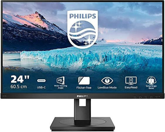 Philips S-line 243S1 IPS Monitor 23.8" FHD 1920x1080 with Response Time 4ms GTG view 4
