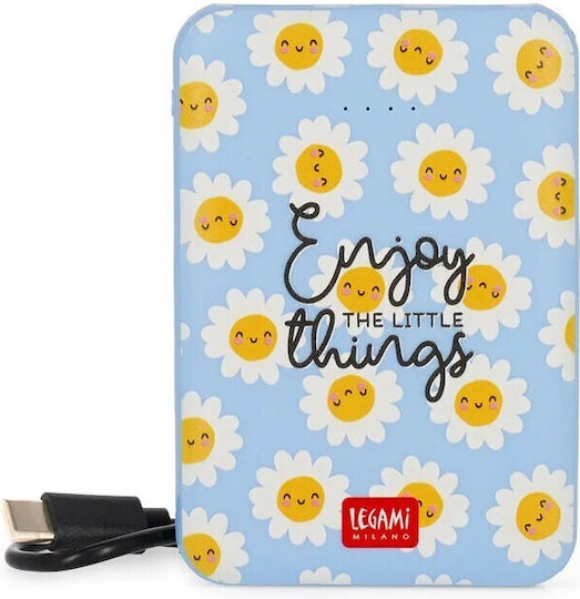 Legami Milano POW0036 Power Bank 5000mAh Daisy view 1