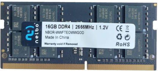Nelbo DDR4 with Module 1x16GB and Speed 2666 for Laptop D00X3KYBM view 2