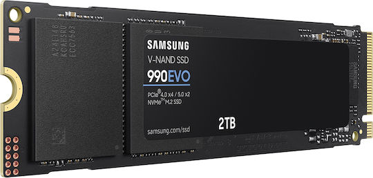 Samsung 990 EVO SSD 2TB M.2 Type with PCI Express 4.0 Connection MZ-V9E2T0BW view 2