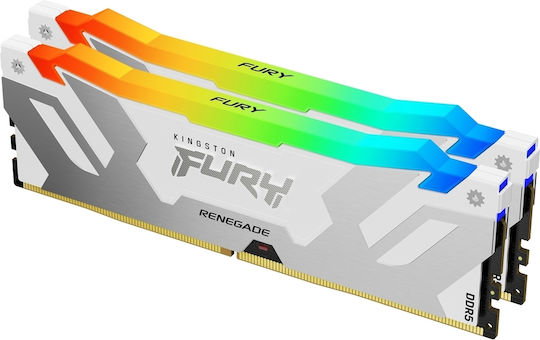 Kingston Fury Renegade RGB DDR5 32GB RAM with 2x16GB Modules and Speed 7200 for Desktop KF572C38RWAK2-32 view 3