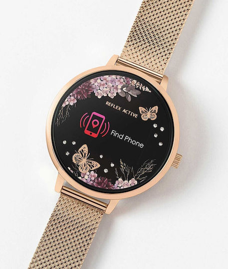 Reflex Active Series 03 38mm Smartwatch (Rose Gold Garden) view 5