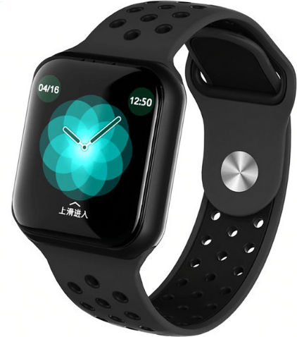 F8 Smartwatch with Heart Rate Monitor (Black) view 3