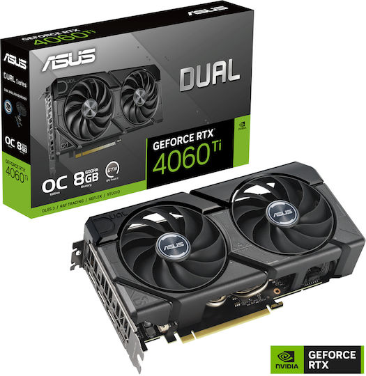 Asus GeForce RTX 4060 Ti 8GB GDDR6 Dual Evo OC Graphics Card view 1