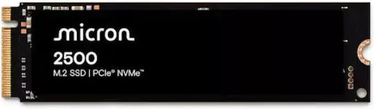 Micron 2500 SSD 512GB M.2 Type with PCI Express 4.0 Connection