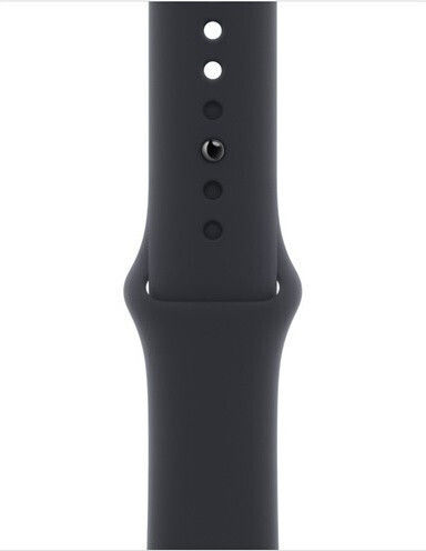 Apple Watch Series 8 Aluminium 45mm Waterproof with Heart Rate Monitor (Midnight with Midnight Sport Band) view 8