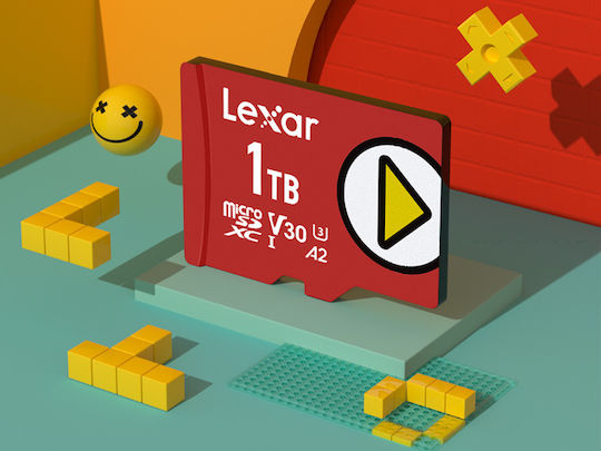 Lexar Play microSDXC 128GB Class 10 U1 V10 A1 UHS-I view 3