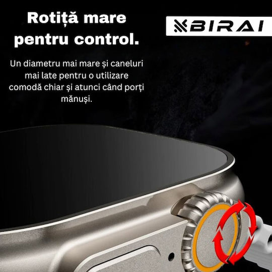 Birai Ultra 2 Smartwatch Fitness Bracelet Android Ios 2.09 Inch Infinite Display Calls Photos Microphone Notifications Sms Social Media Physical Activities Sleep Heart Rate view 7