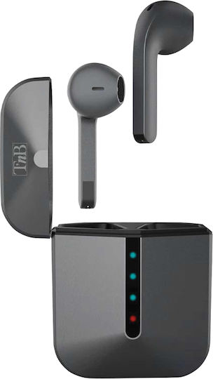 T'nB Zip In-ear Bluetooth Handsfree Earphones with Charging Case Black view 1
