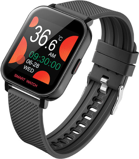 DAS.4 SL44 36mm Smartwatch with Heart Rate Monitor (Black) view 2
