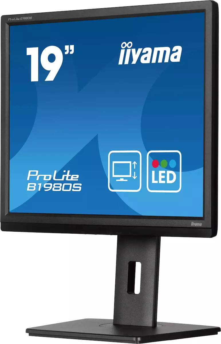 Iiyama ProLite B1980S-B1 TN Monitor 19" 1280x1024 with Response Time 3ms GTG vue 6