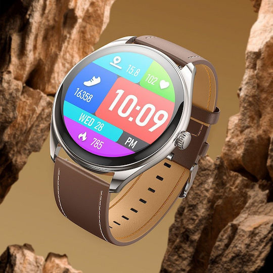 Hoco Y22 Call Version Smartwatch (Silver) view 2