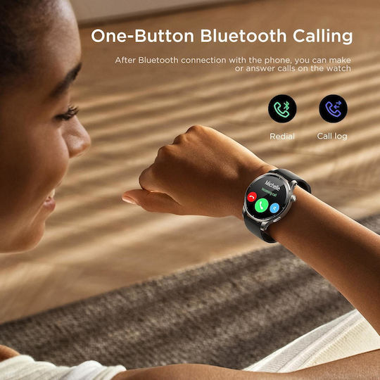 Joyroom Jr-fv1 Venture Series 1.43 Inch Bluetooth Call Smart Watch Supports Sleep Monitoring Blood Oxygen Detection Dark Grey view 4