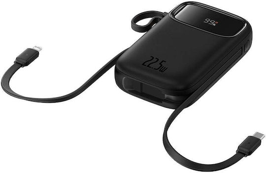 Baseus Qpow Pro+ Power Bank 20000mAh 22.5W with USB-A Port and USB-C Port Power Delivery / Quick Charge 3.0 Black view 6