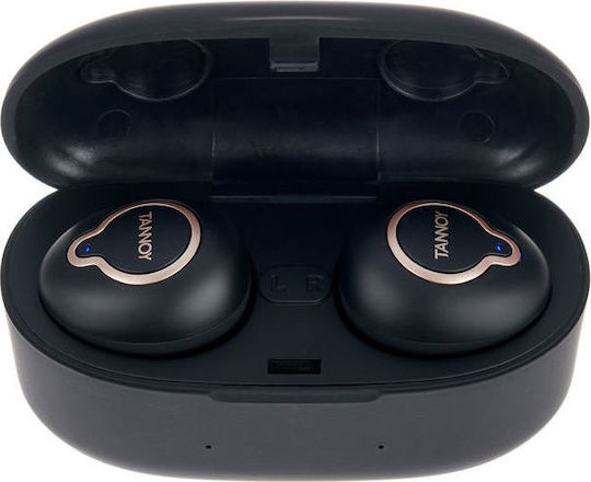 Tannoy Life Buds Bluetooth Handsfree Earphones with Charging Case Black view 6