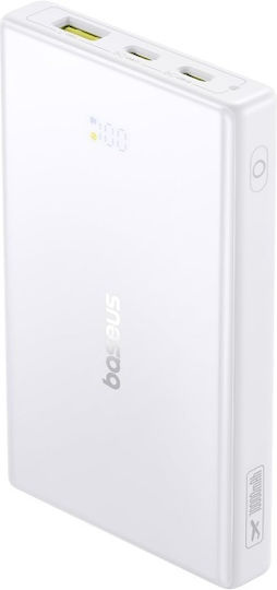 Baseus PicoGo Power Bank 10000mAh 20W with USB-A Port and 2 USB-C Power Delivery Ports White