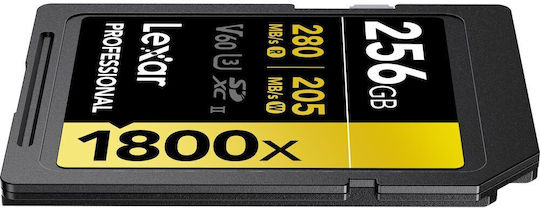 Lexar Professional 1800x SDXC 256GB Class 10 U3 V60 UHS-II vista 9