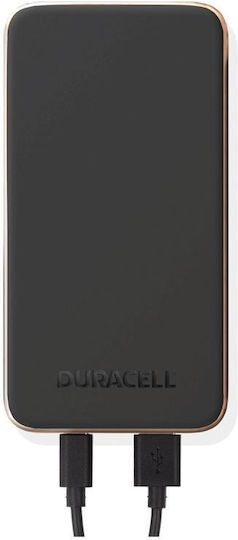 Duracell Charge Plus Power Bank 10000mAh 15W with USB-A Port and USB-C Port Black view 4