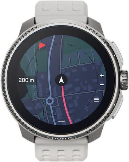 Suunto Race Stainless Steel 49mm Waterproof Smartwatch with Heart Rate Monitor (Birch) view 7