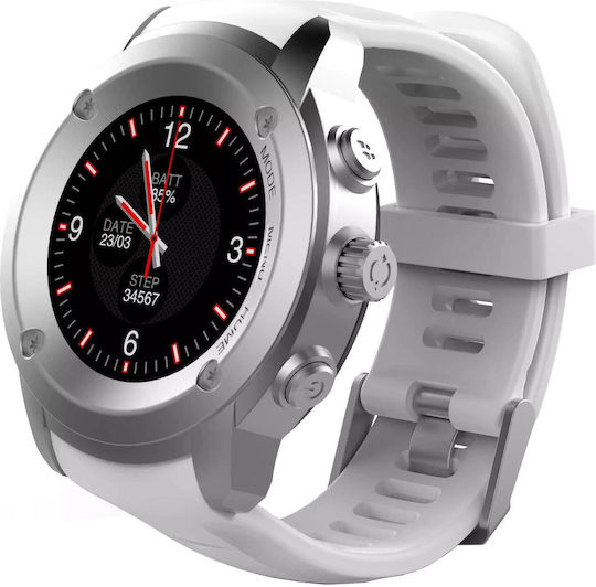 MaxCom FitGo FW17 Smartwatch (Silver) view 1