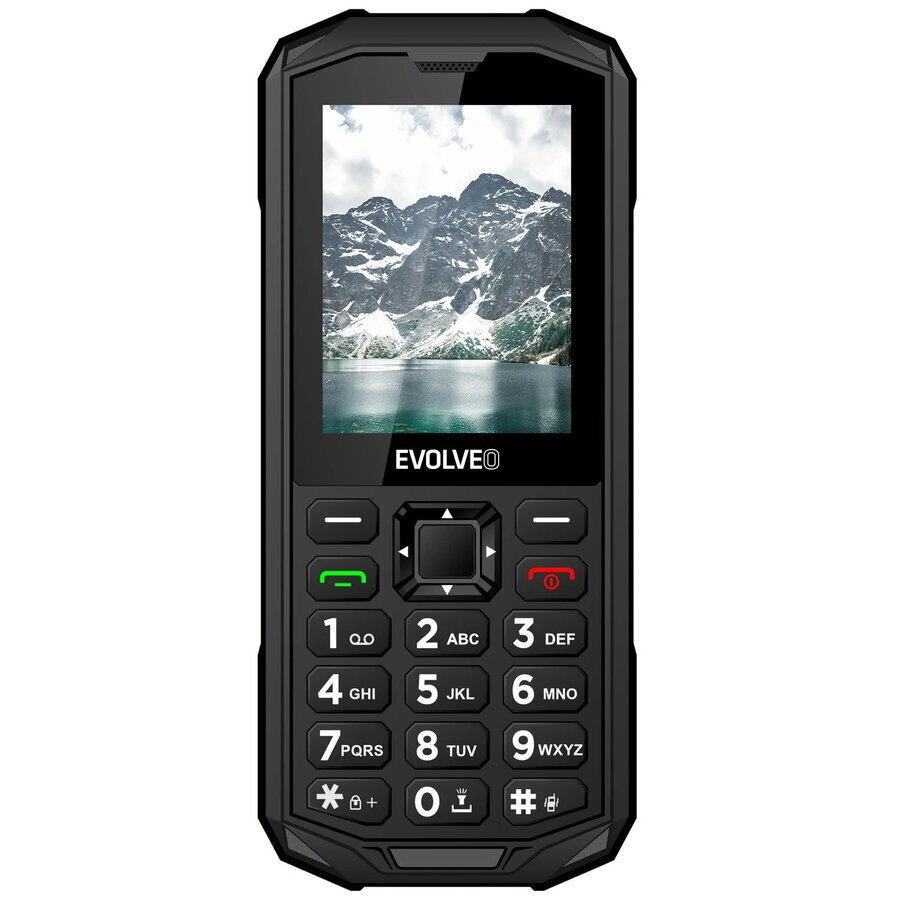 Evolveo StrongPhone X5 Dual SIM Resistant Mobile with Buttons Black-Grey view 2