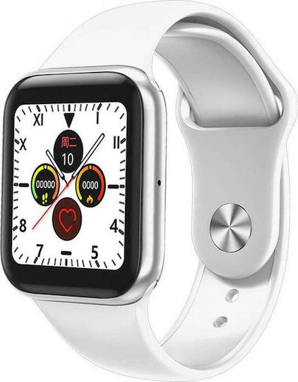 3Guys 3GW8002 Smartwatch with Heart Rate Monitor (White)
