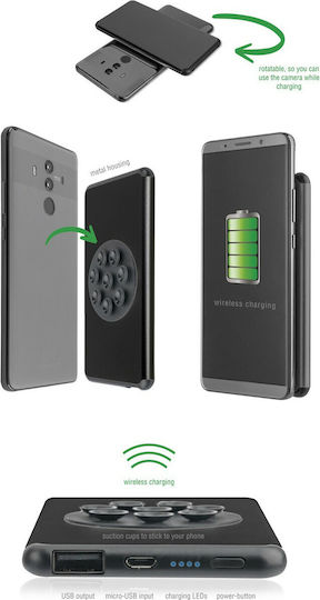 4Smarts StickyVolt Power Bank 5000mAh with USB-A Port Black view 8