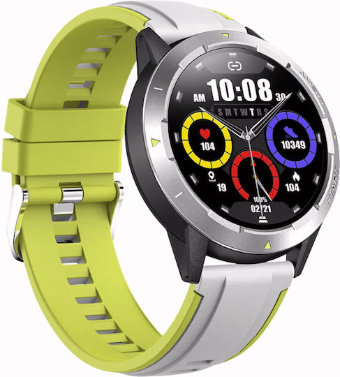 Smarteo Direction-X Smartwatch with Heart Rate Monitor (Grey/yellow)