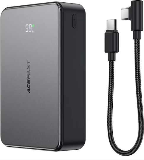 Acefast M29 Power Bank 20000mAh 22.5W with USB-A Port and 2 USB-C Ports Black