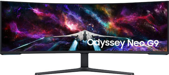 Samsung Odyssey Neo G9 LS57CG954 Ultrawide VA HDR Curved Gaming Monitor 57" 7680x2160 240Hz with Response Time 1ms GTG view 1