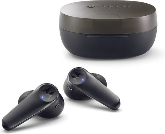 Motorola Moto Buds 600 ANC Bluetooth Handsfree Earphones with Charging Case Black vue 2